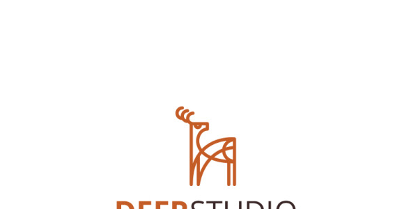 Шаблон логотипа на тему графика