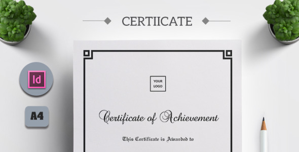 Шаблон сертификата на тему графика