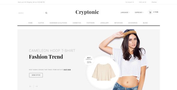 магазин модных аксессуаров opencart шаблон