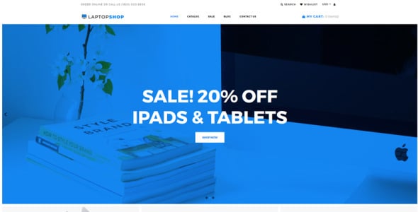 тема laptopshop shopify
