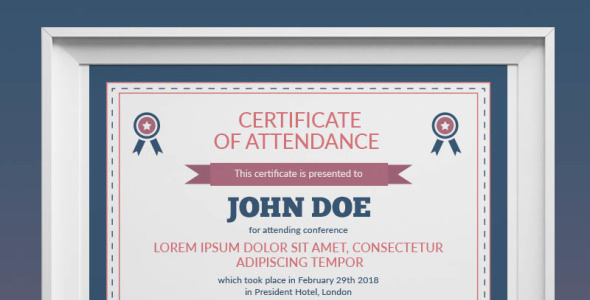 Шаблон сертификата на тему графика