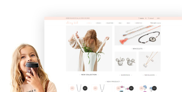 детская ювелирная тема shopify