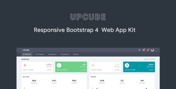 адаптивный шаблон администратора web app kit