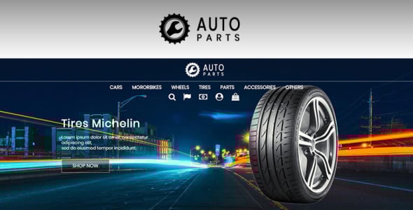 auto moto parts prestashop тема