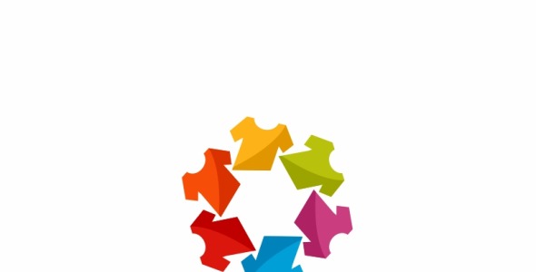 Шаблон логотипа на тему графика