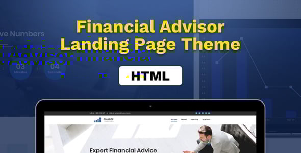 шаблон целевой страницы финансового консультанта