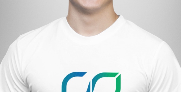 Шаблон логотипа на тему графика