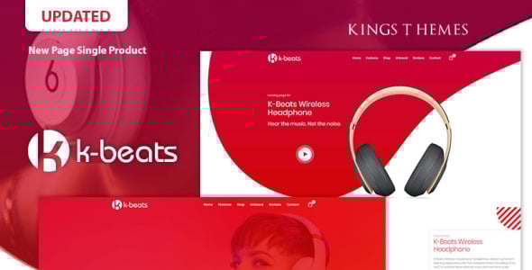 шаблон целевой страницы beats