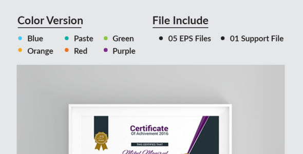 Шаблон сертификата на тему графика