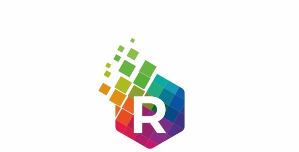 Шаблон логотипа на тему графика