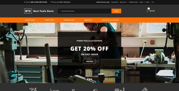 лучшие инструменты магазина opencart шаблон