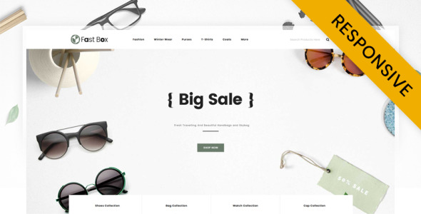 магазин аксессуаров шаблон opencart