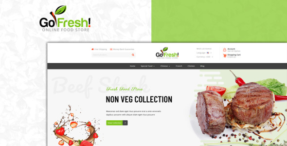 тема продовольственного магазина prestashop