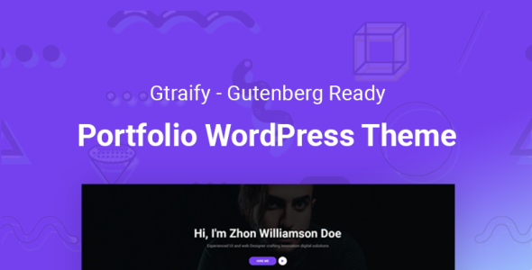 Gutenberg Ready Portfolio WordPress Theme