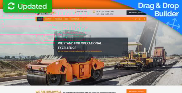 дорожное строительство moto cms 3 шаблон