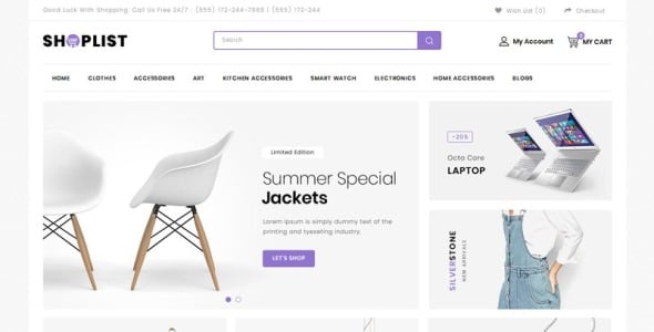 мега магазин шаблон opencart