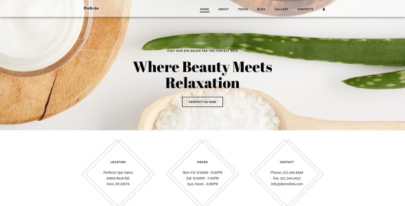 спа салон joomla шаблон
