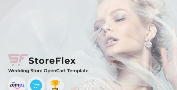 шаблон opencart свадебного магазина