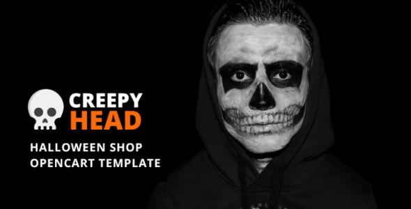 шаблон opencart магазина хэллоуина