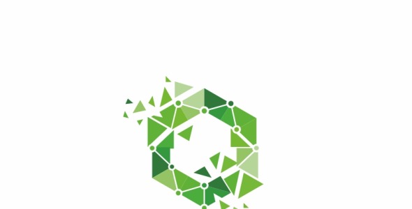 Шаблон логотипа на тему графика