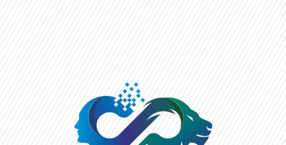 Шаблон логотипа на тему графика