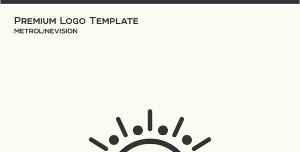 Шаблон логотипа на тему графика