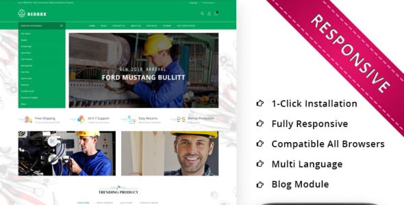 Automobile Shop Premium OpenCart Template