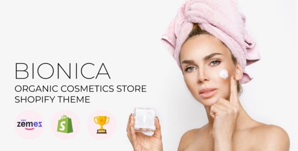 магазин органической косметики shopify тема