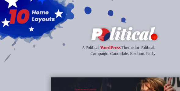 политическая и кандидатская тема wordpress