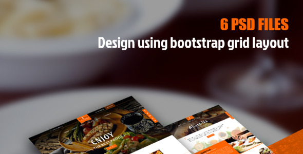 PSD шаблон на тему пивоварня