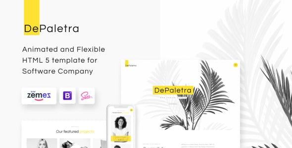 шаблон сайта студии веб-дизайна