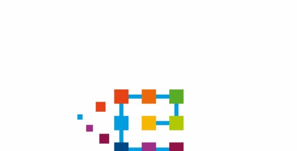 Шаблон логотипа на тему графика