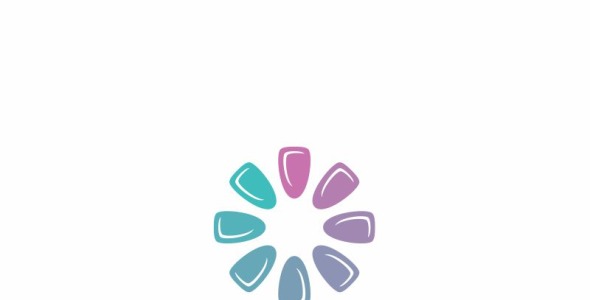 Шаблон логотипа на тему графика