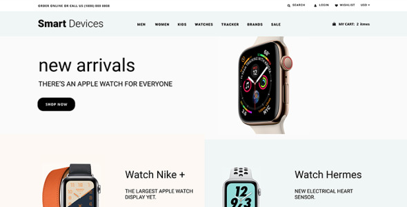 умные часы и трекеры shopify тема