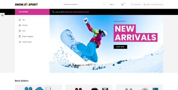экстремальное спортивное снаряжение magento theme