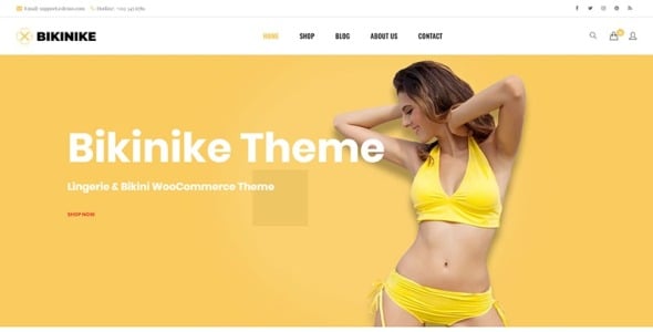 тема woocommerce lingerie &amp; bikini