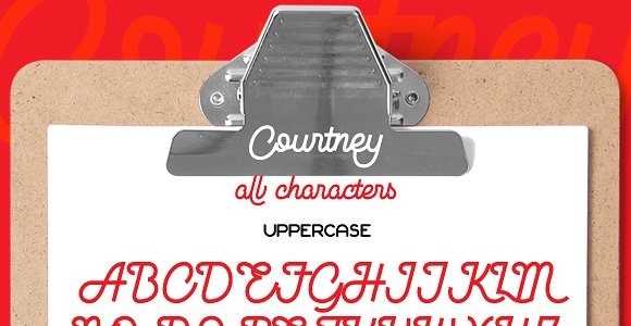 Шрифт на тему графика