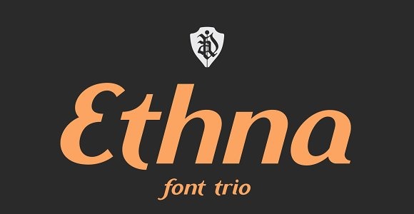 Шрифт на тему графика