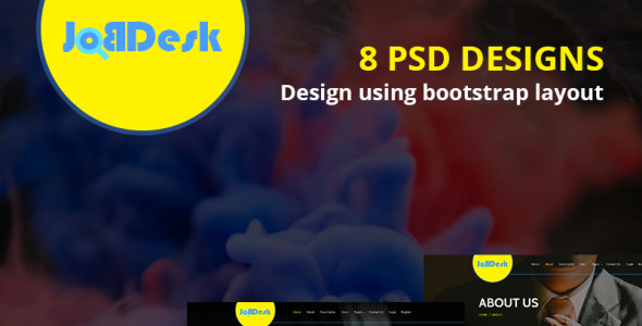 PSD шаблон на тему информационные технологии