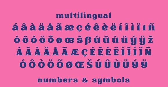 Шрифт на тему графика