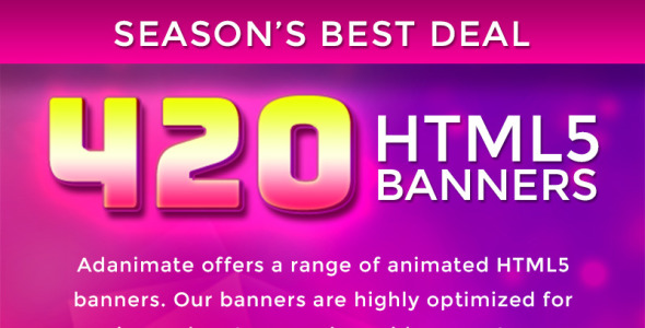 Animated Banner на тему графика