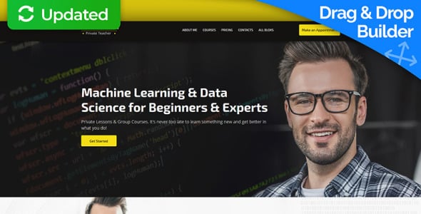 шаблон целевой страницы частного учителя