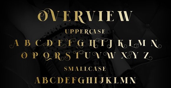 Шрифт на тему графика