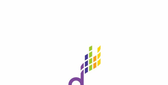 Шаблон логотипа на тему графика