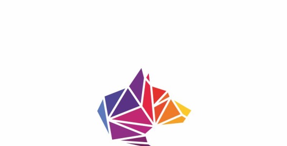 Шаблон логотипа на тему графика