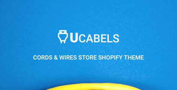 шнуры и провода магазин shopify тема