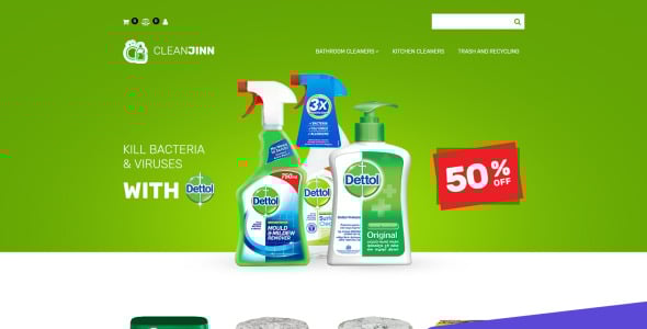 чистящие средства и инструменты магазин motocms шаблон электронной коммерции