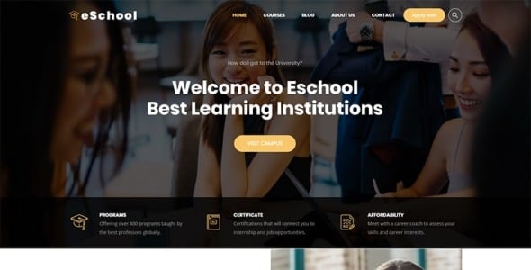 образование, университет и школа wordpress тема