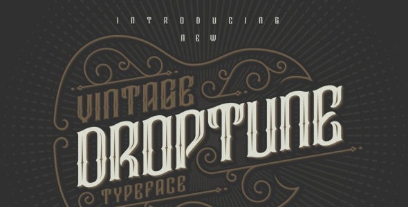 Шрифт на тему графика