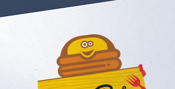 Шаблон логотипа на тему графика